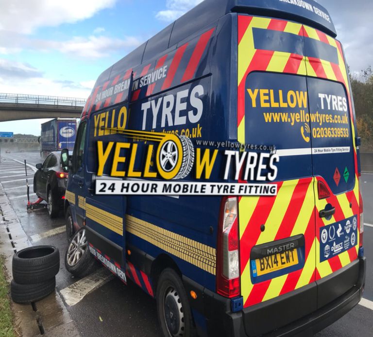 24hr mobile tyre fitting in east london