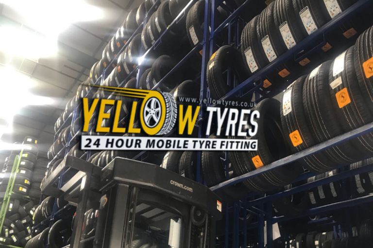 New tyres fitted at workplace